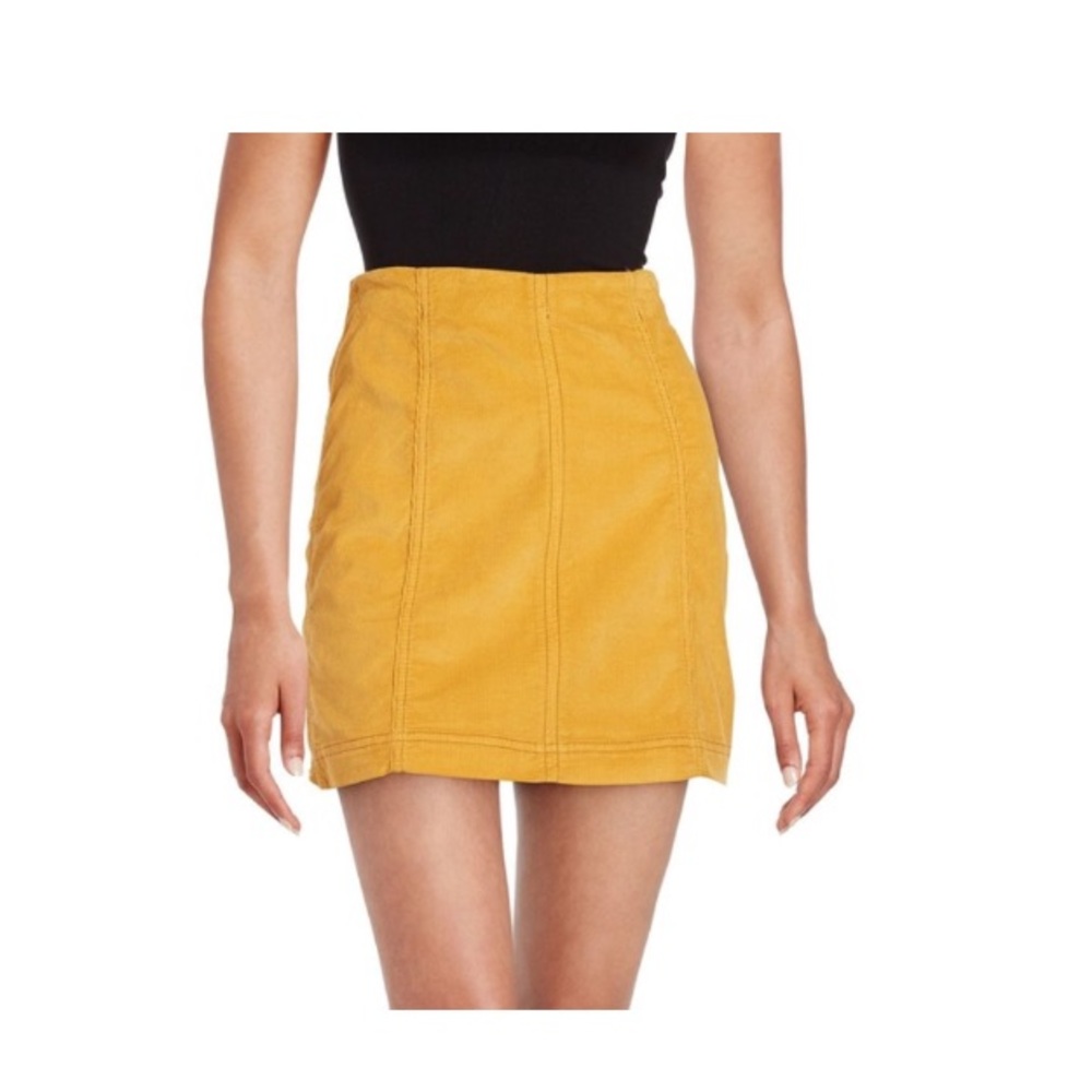 Free People cordoury skirt